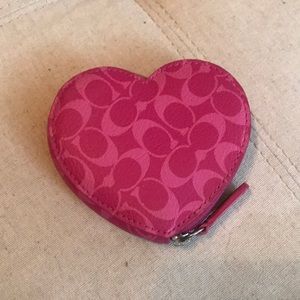 Coach Heart-Shaped Pouch
